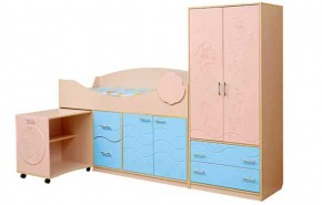 Набор мебели для детской Юниор -12.2 (700*1860) МДФ матовый в Салехарде - salehard.mebel-74.com | фото