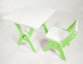 Детский растущий стол-парта и стул Я САМ "Умка" (Зеленый) в Салехарде - salehard.mebel-74.com | фото