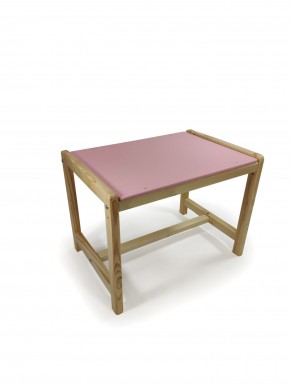 Детский растущий стол Я САМ "Лофт" (Розовый, Сосна) в Салехарде - salehard.mebel-74.com | фото
