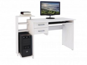 Компьютерный стол №12 (Анкор белый) в Салехарде - salehard.mebel-74.com | фото