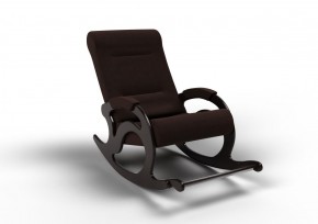 Кресло-качалка Тироль 12-Т-ГР (ткань/венге) ГРАФИТ в Салехарде - salehard.mebel-74.com | фото