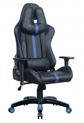 Кресло компьютерное BRABIX "GT Carbon GM-120" (черное/синее) 531930 в Салехарде - salehard.mebel-74.com | фото