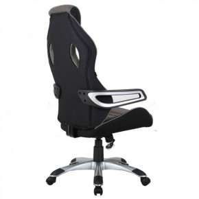 Кресло компьютерное BRABIX Techno GM-002 (ткань) черное/серое, вставки белые (531815) в Салехарде - salehard.mebel-74.com | фото