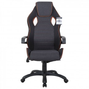 Кресло компьютерное BRABIX Techno Pro GM-003 (ткань черное/серое, вставки оранжевые) 531813 в Салехарде - salehard.mebel-74.com | фото