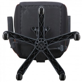 Кресло компьютерное BRABIX Techno Pro GM-003 (ткань черное/серое, вставки оранжевые) 531813 в Салехарде - salehard.mebel-74.com | фото
