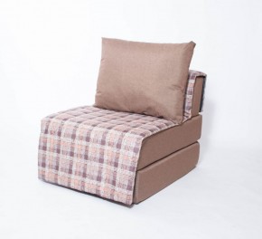 Кресло-кровать бескаркасное Харви (коричневый-квадро беж) в Салехарде - salehard.mebel-74.com | фото