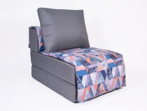 Кресло-кровать бескаркасное Харви (серый-сноу деним) в Салехарде - salehard.mebel-74.com | фото