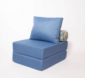Кресло-кровать-пуф бескаркасное Прайм (Деним) в Салехарде - salehard.mebel-74.com | фото