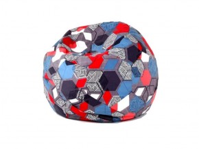 Кресло-мешок Мяч M (Geometry Slate) в Салехарде - salehard.mebel-74.com | фото