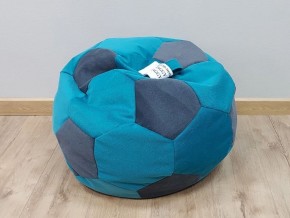 Кресло-мешок Мяч S (Shaggy Azure-Shaggy Grafit) в Салехарде - salehard.mebel-74.com | фото