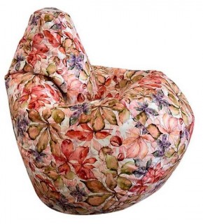 Кресло-мешок Цветы L в Салехарде - salehard.mebel-74.com | фото