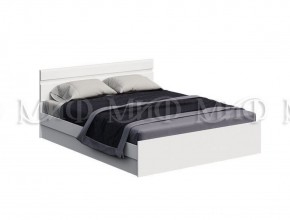 НЭНСИ NEW Кровать 1,4 м (Белый глянец холодный/Белый) в Салехарде - salehard.mebel-74.com | фото