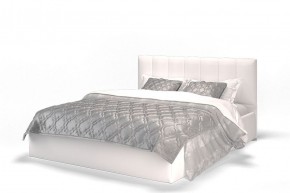 Кровать Элен 1600 + основание с ПМ (Vega white) белый в Салехарде - salehard.mebel-74.com | фото