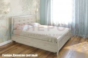 Кровать КР-1034 с мягким изголовьем в Салехарде - salehard.mebel-74.com | фото