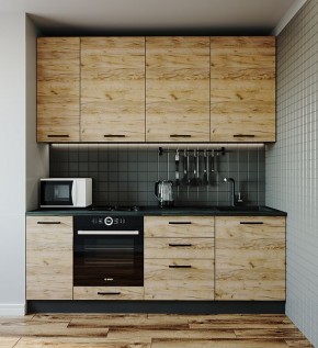 Кухонный гарнитур Крафт 2200 (Стол. 26мм) в Салехарде - salehard.mebel-74.com | фото