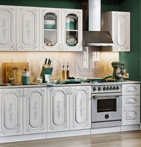 ЛИЗА-2 Кухонный гарнитур 1,8 Белый глянец холодный в Салехарде - salehard.mebel-74.com | фото