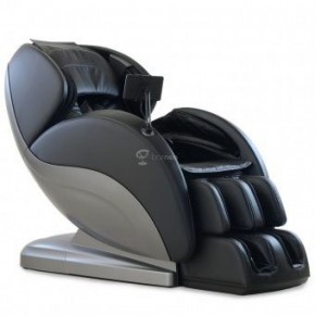 Массажное кресло PS6500 черно-серебряное в Салехарде - salehard.mebel-74.com | фото