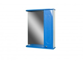 Шкаф-зеркало Радуга Синий металлик 50 ПРАВЫЙ АЙСБЕРГ (DA1128HZR) в Салехарде - salehard.mebel-74.com | фото