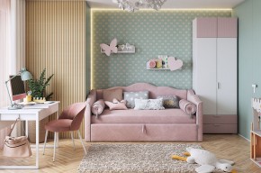 ЗЕФИР Комплект детской мебели (модульный) пудра розовая в Салехарде - salehard.mebel-74.com | фото