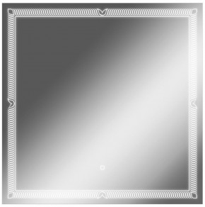 Зеркало Паликир 700х700 с подсветкой Домино (GL7051Z) в Салехарде - salehard.mebel-74.com | фото